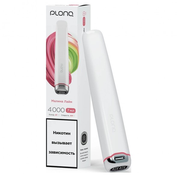 PLONQ PLUS PRO - Малина Лайм (4000 затяжек) купить в Ростове-на-Дону