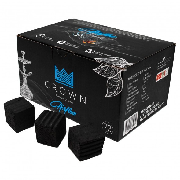 Уголь Crown Airflow (25 мм, 72 кубика) купить в Ростове-на-Дону
