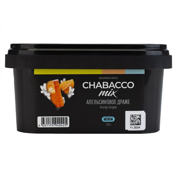 Смесь Chabacco MIX MEDIUM - Orange Dragee (Апельсиновое Драже, 200 грамм) купить в Ростове-на-Дону