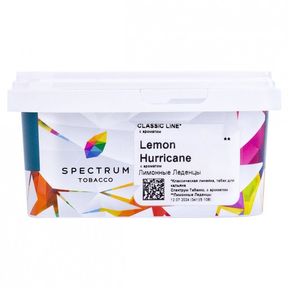 Табак Spectrum - Lemon Hurricane (Лимонные Леденцы, 200 грамм) купить в Ростове-на-Дону