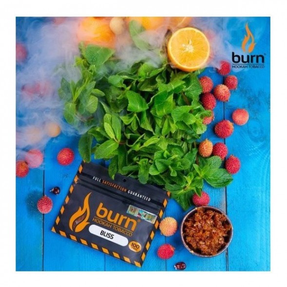 Табак Burn - Bliss (Личи с Мятой, 100 грамм) купить в Ростове-на-Дону