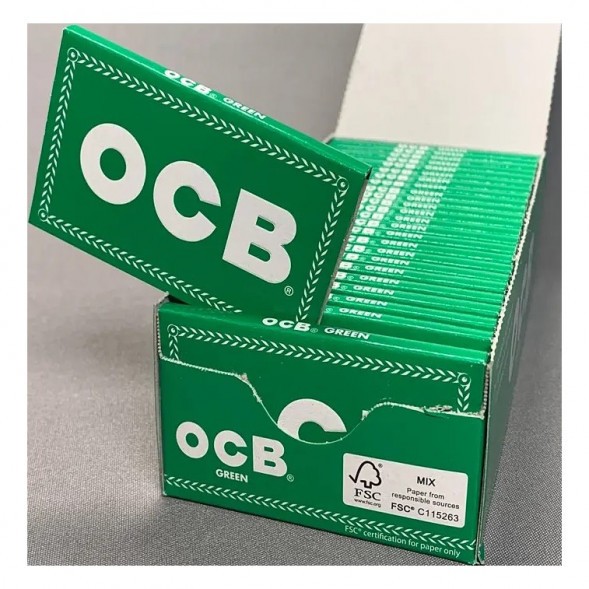 Бумага для самокруток OCB - №8 Double Green (100 штук) купить в Ростове-на-Дону