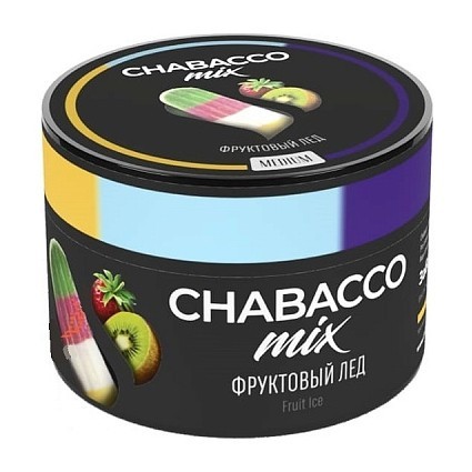 Смесь Chabacco MIX MEDIUM - Fruit Ice (Фруктовый Лёд, 40 грамм) купить в Ростове-на-Дону