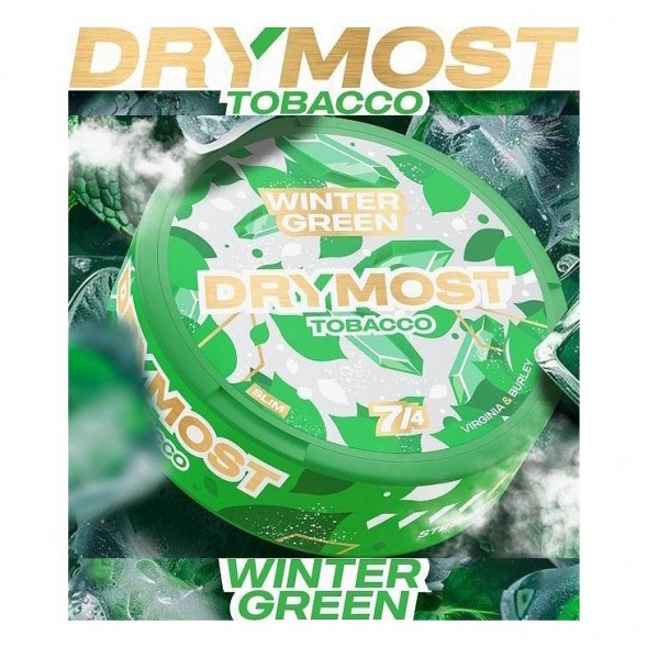 Табак жевательный DryMost - Winter Green (12 грамм) купить в Ростове-на-Дону