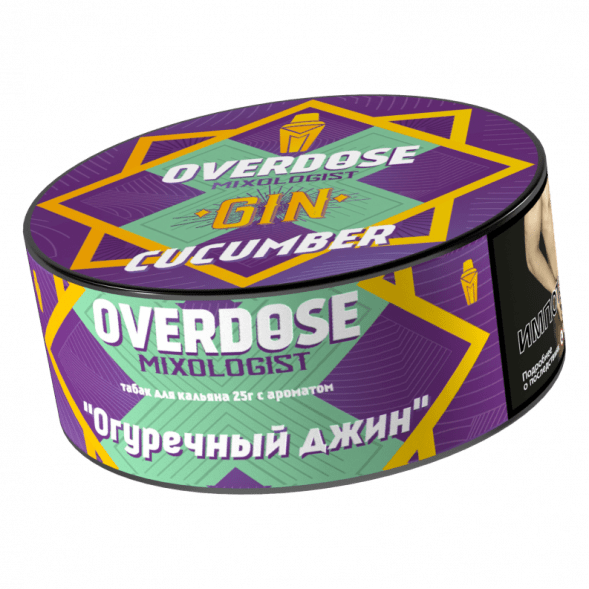 Табак Overdose - Gin Cucumber (Огуречный Джин, 25 грамм) купить в Ростове-на-Дону