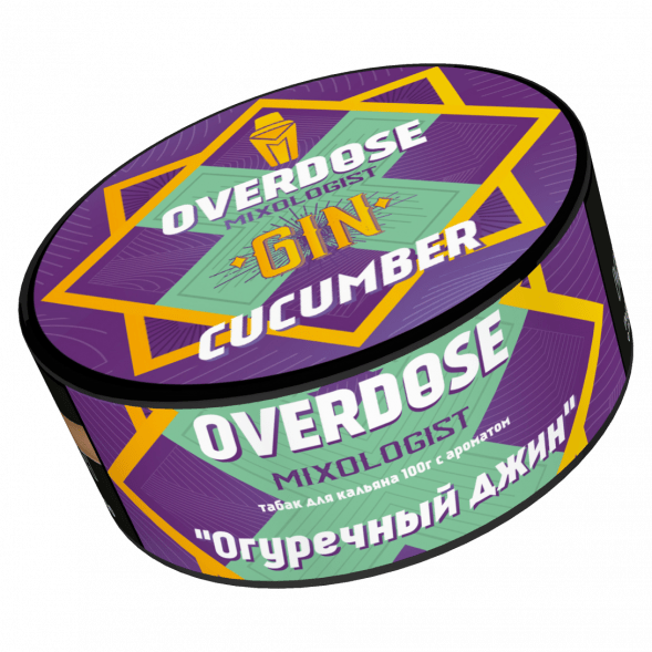 Табак Overdose - Gin Cucumber (Огуречный Джин, 25 грамм) купить в Ростове-на-Дону