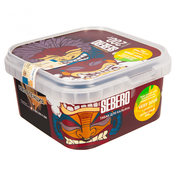Табак Sebero - Very Sour (Цитрусовый Шок, 200 грамм) купить в Ростове-на-Дону