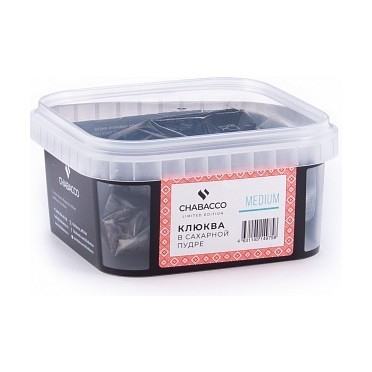 Смесь Chabacco MEDIUM - Cranberries in Sugar (Клюква в Сахарной Пудре, 200 грамм) купить в Ростове-на-Дону