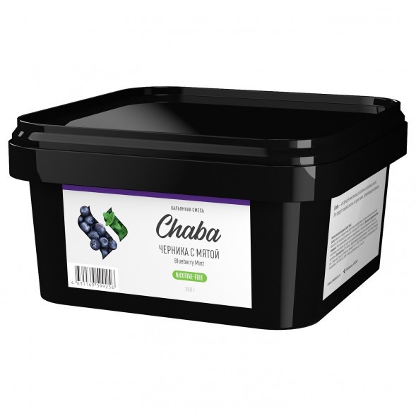 Смесь Chaba - Blueberry Mint (Черника с Мятой, 200 грамм, Без никотина) купить в Ростове-на-Дону