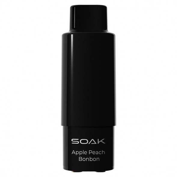 Картридж SOAK Q - Яблоко Персик (Apple Peach Bonbon, 3000 затяжек) купить в Ростове-на-Дону