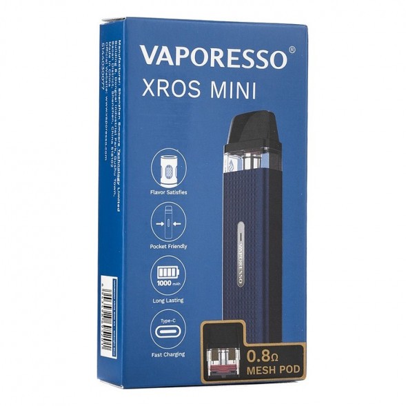 Электронная сигарета Vaporesso XROS Mini - Midnight Blue купить в Ростове-на-Дону