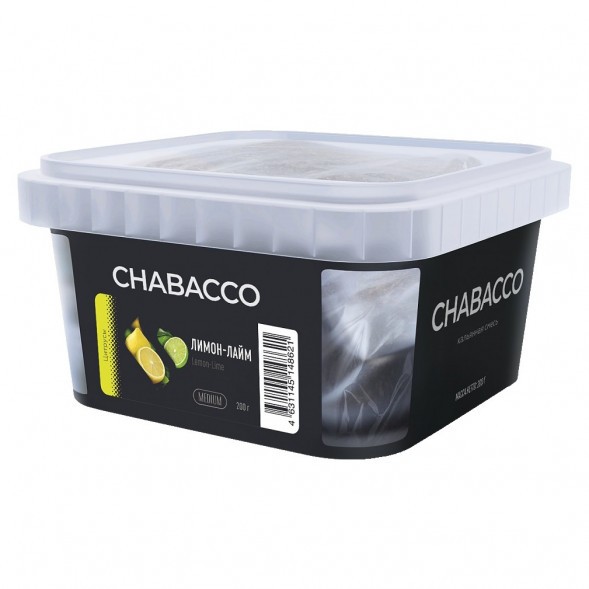 Смесь Chabacco MEDIUM - Lemon-Lime (Лимон - Лайм, 200 грамм) купить в Ростове-на-Дону