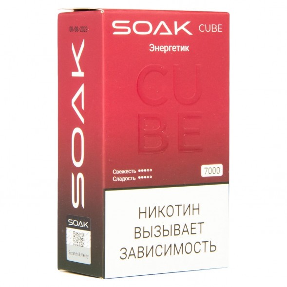 SOAK CUBE - Энергетик (7000 затяжек) купить в Ростове-на-Дону