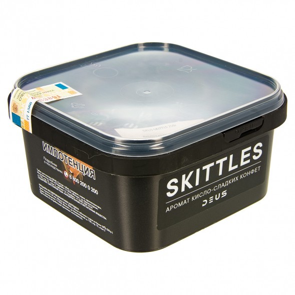 Табак Deus - Skittles (Кисло-Сладкие Конфеты, 250 грамм) купить в Ростове-на-Дону