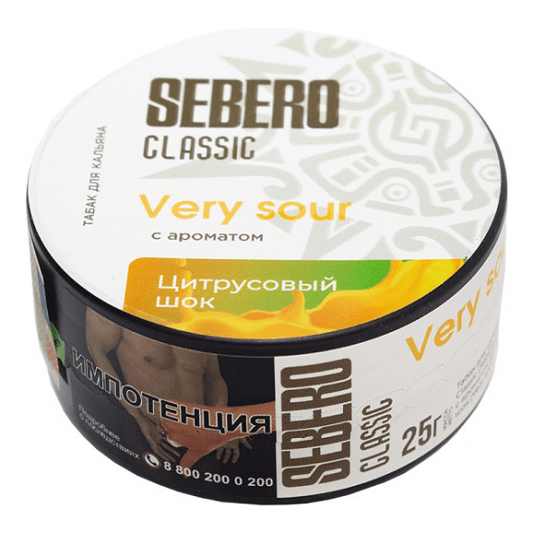 Табак Sebero - Very Sour (Цитрусовый Шок, 25 грамм) купить в Ростове-на-Дону