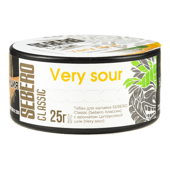 Табак Sebero - Very Sour (Цитрусовый Шок, 25 грамм) купить в Ростове-на-Дону