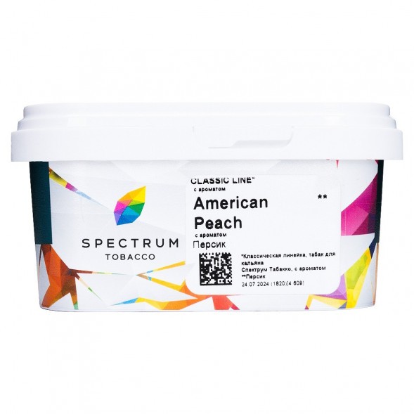 Табак Spectrum - American Peach (Персик, 200 грамм) купить в Ростове-на-Дону