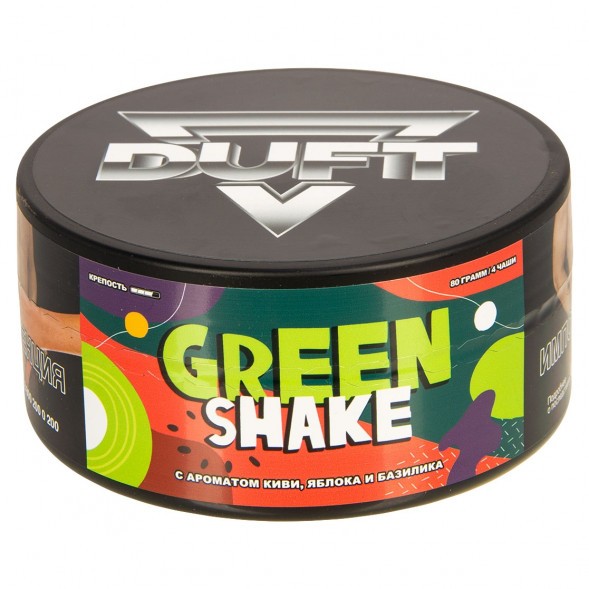 Табак Duft - Green Shake (Киви Яблоко Базилик, 80 грамм) купить в Ростове-на-Дону