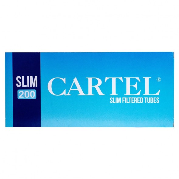 Гильзы сигаретные Cartel - Slim Blue 84x17мм (200 штук) купить в Ростове-на-Дону
