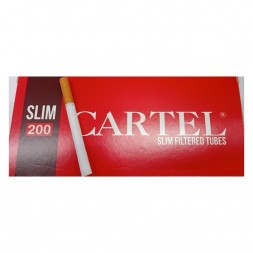 Гильзы сигаретные Cartel - Slim Red 84x17мм (200 штук)