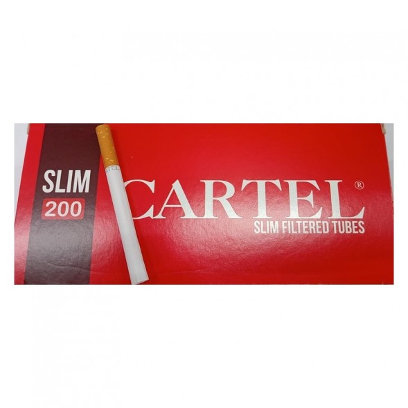 Гильзы сигаретные Cartel - Slim Red 84x17мм (200 штук) купить в Ростове-на-Дону