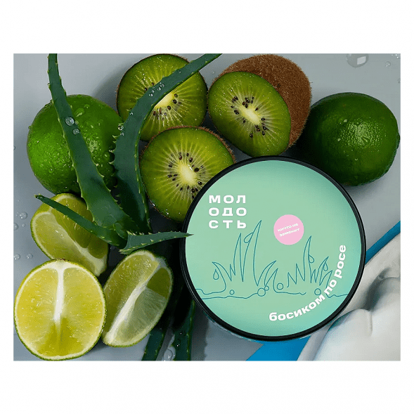 Табак Молодость - Босиком по Росе (Киви, Лайм и Алоэ, 25 грамм) купить в Ростове-на-Дону