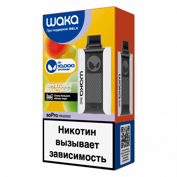 WAKA - Фруктовые Пластинки (10000 затяжек) купить в Ростове-на-Дону