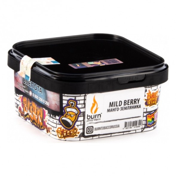 Табак Burn - Mild Berry (Манго - Земляника, 200 грамм) купить в Ростове-на-Дону