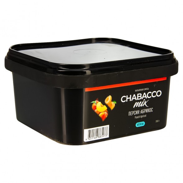 Смесь Chabacco MIX MEDIUM - Peach Apricot (Персик - Абрикос, 200 грамм) купить в Ростове-на-Дону