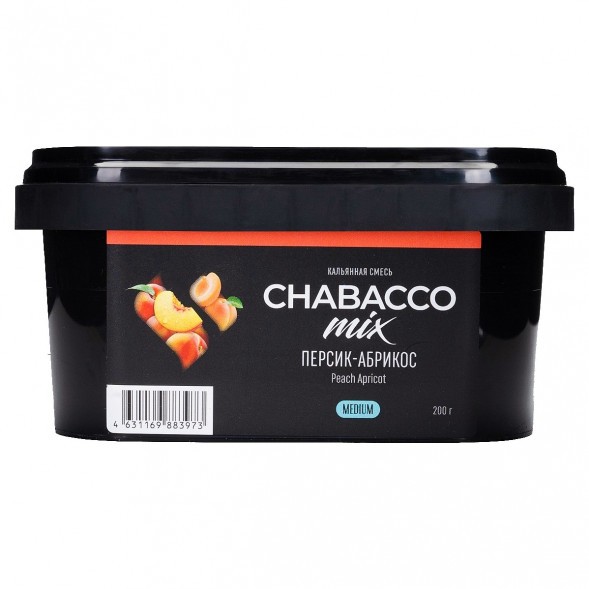 Смесь Chabacco MIX MEDIUM - Peach Apricot (Персик - Абрикос, 200 грамм) купить в Ростове-на-Дону