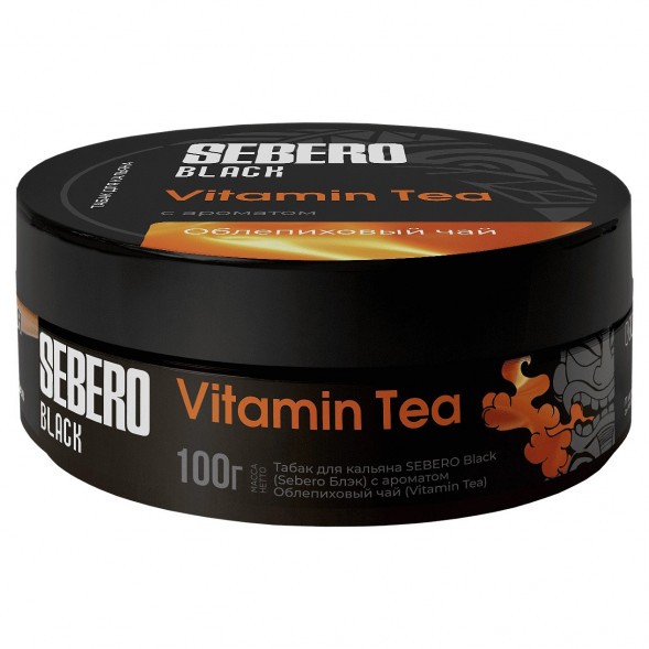 Табак Sebero Black - Vitamin Tea (Облепиховый Чай, 100 грамм) купить в Ростове-на-Дону