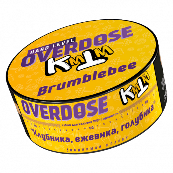 Табак Overdose - Brumblebee (Клубника, Ежевика, Голубика, 100 грамм) купить в Ростове-на-Дону