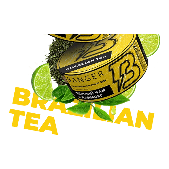 Табак Banger - Brazilian Tea (Чёрный Чай с Лаймом, 100 грамм) купить в Ростове-на-Дону