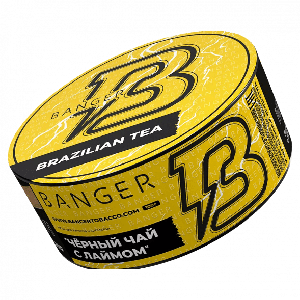 Табак Banger - Brazilian Tea (Чёрный Чай с Лаймом, 100 грамм) купить в Ростове-на-Дону