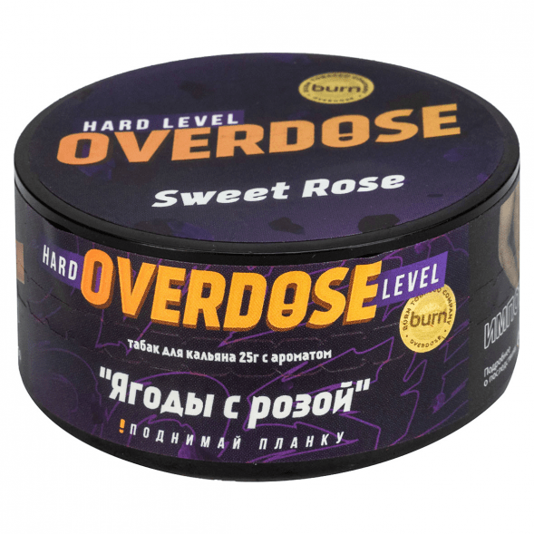 Табак Overdose - Sweet Rose (Ягоды с Розой, 25 грамм) купить в Ростове-на-Дону