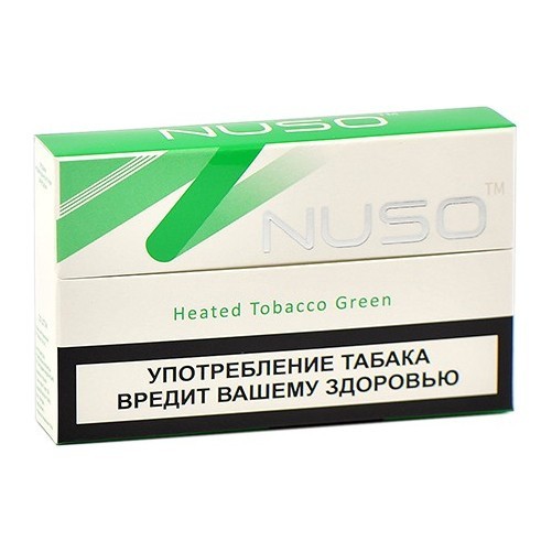 Стики NMATE NUSO - GREEN (Ментол, блок - 10 пачек) купить в Ростове-на-Дону