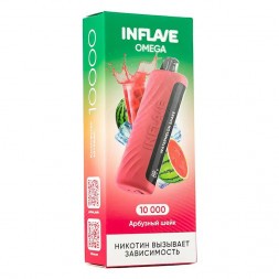 INFLAVE OMEGA - Арбузный Шейк (Watermelon Shake, 10000 затяжек)
