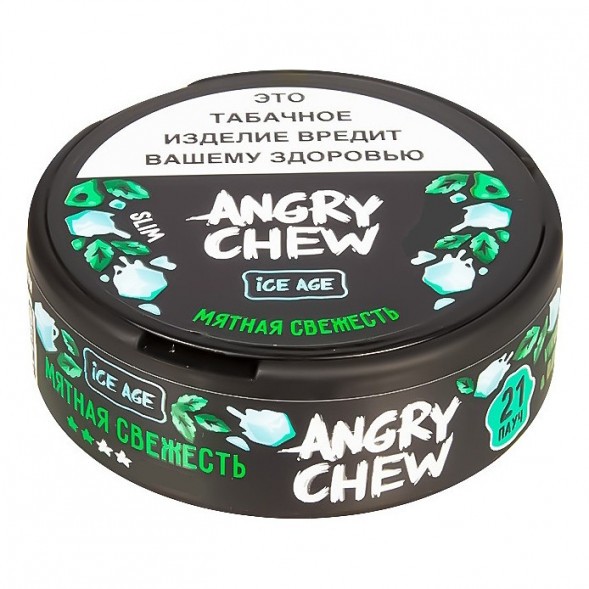 Табак жевательный Angry Chew Slim Medium - Мятная Свежесть (12 грамм) купить в Ростове-на-Дону