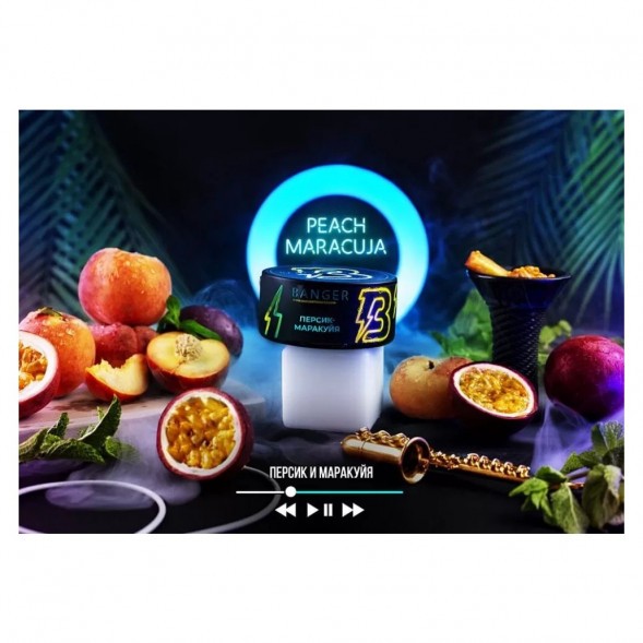 Табак Banger - Peach Maracuja (Персик, Маракуйя, 100 грамм) купить в Ростове-на-Дону