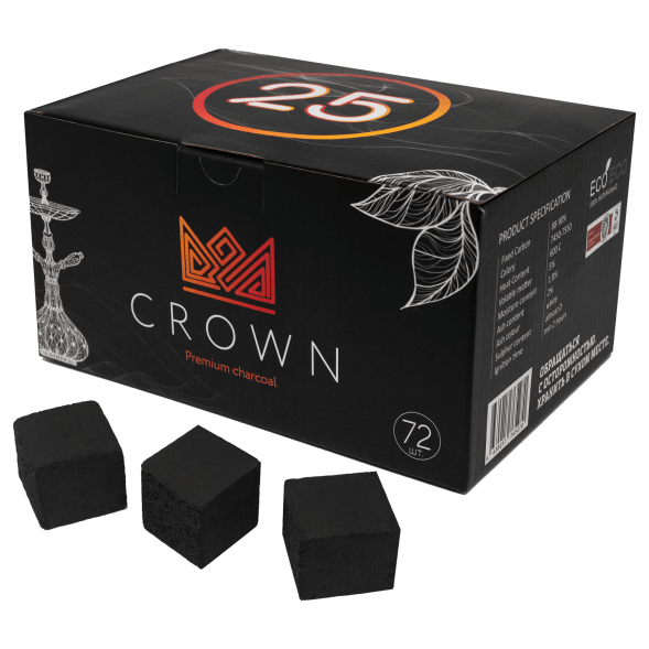 Уголь Crown (25 мм, 72 кубика) купить в Ростове-на-Дону
