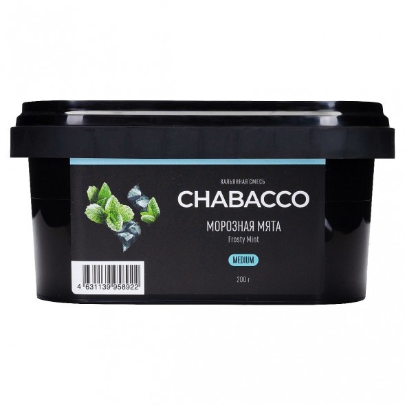 Смесь Chabacco MEDIUM - Frosty Mint (Морозная Мята, 200 грамм) купить в Ростове-на-Дону