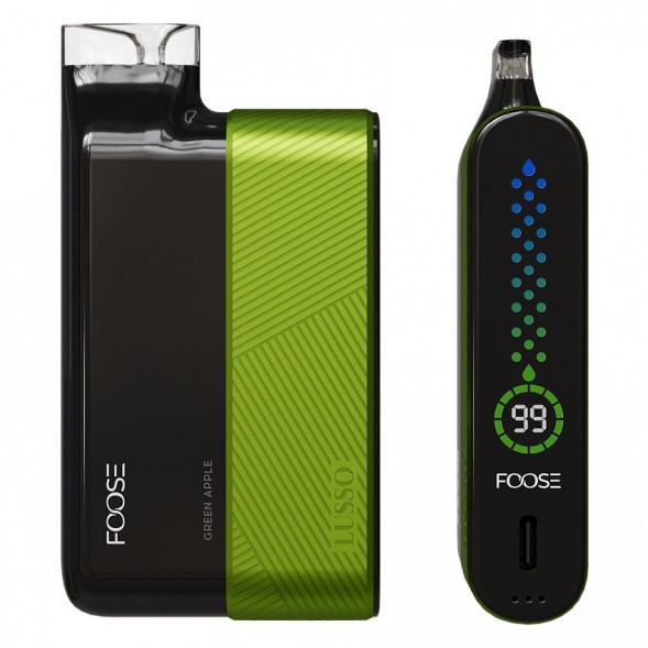 FOOSE LUSSO - Зелёное Яблоко (Green Apple, 10000 затяжек) купить в Ростове-на-Дону