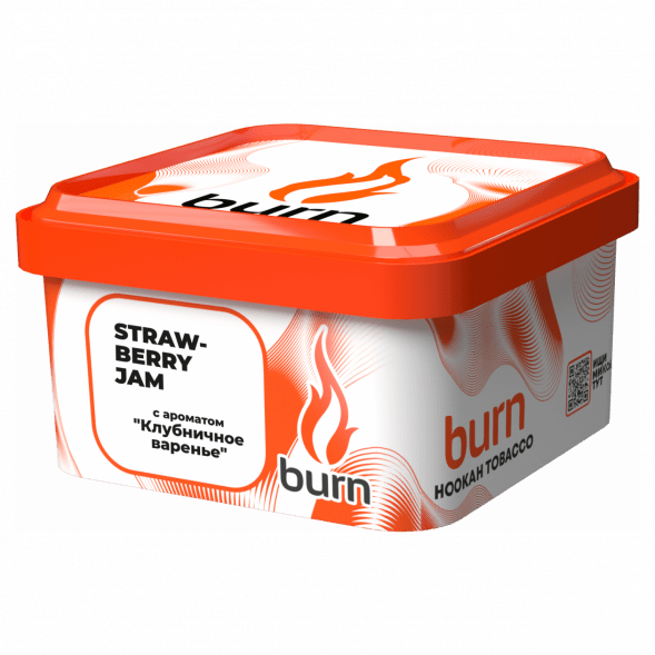 Табак Burn - Strawberry Jam (Клубничное Варенье, 200 грамм) купить в Ростове-на-Дону