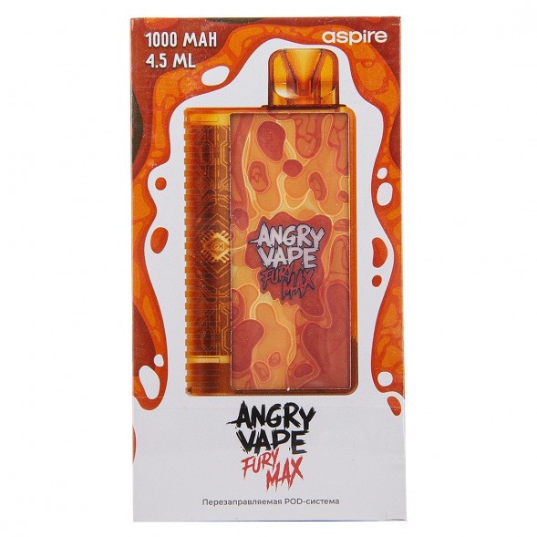 Электронная сигарета Brusko - Angry Vape Fury Max (Оранжевый) купить в Ростове-на-Дону