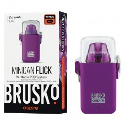 Электронная сигарета Brusko - Minican Flick (Фиолетовый)