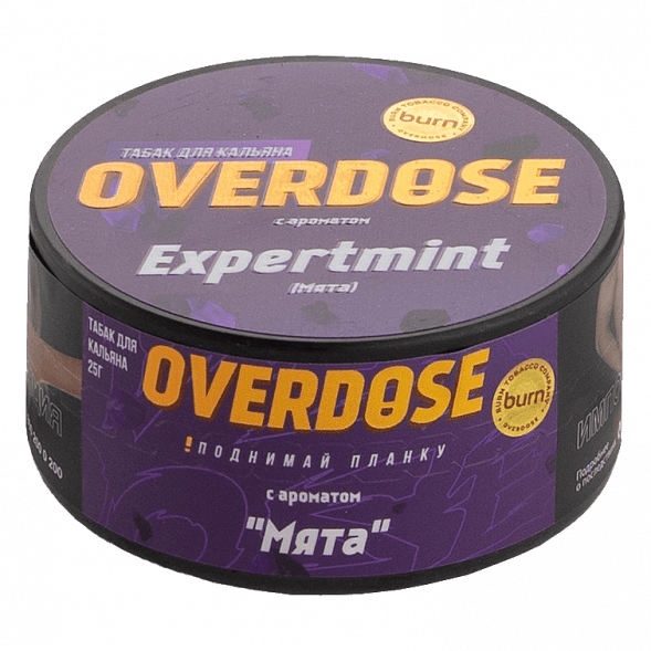 Табак Overdose - Expertmint (Мята, 25 грамм) купить в Ростове-на-Дону