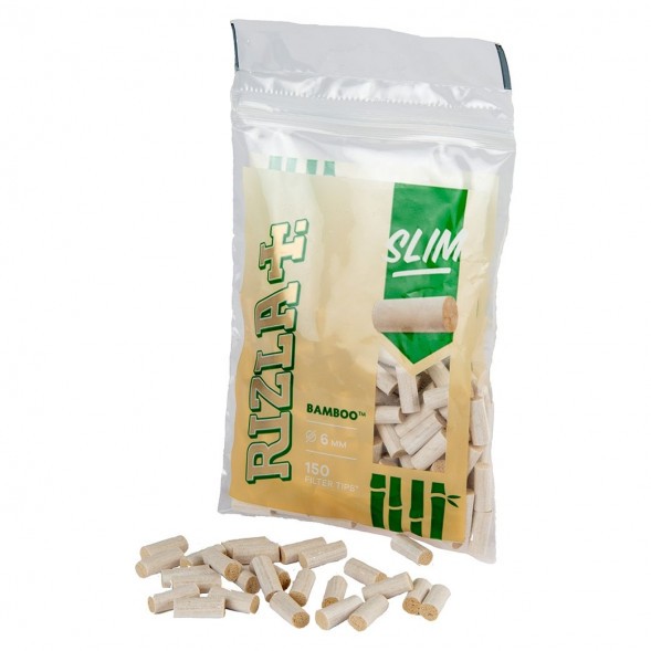 Фильтры для самокруток Rizla+ - Slim Bamboo (150 штук, 15x6 мм) купить в Ростове-на-Дону