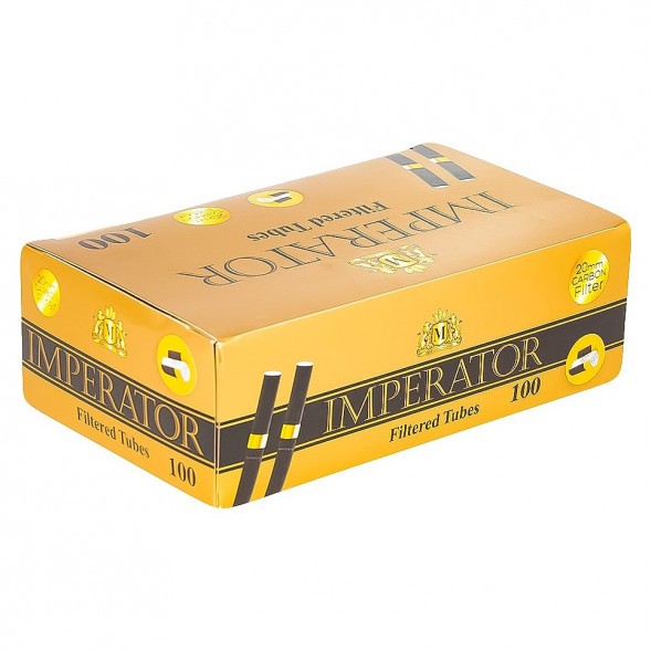 Гильзы сигаретные Imperator - Black Carbon Gold (84х20 мм, 100 шт.) купить в Ростове-на-Дону