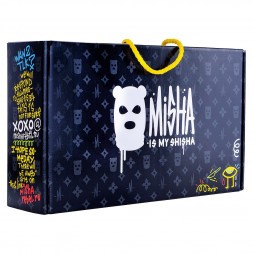 Кальян MISHA Rebel - Revolt Moon Black (Чёрный Белый, Без Колбы)