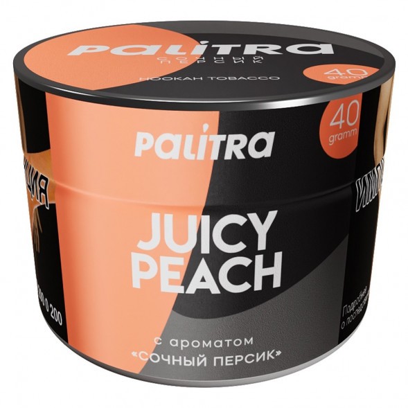 Табак Palitra - Juicy Peach (Сочный Персик, 40 грамм) купить в Ростове-на-Дону